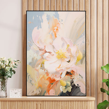 Floral Abstract Canvas Artwork Homeandso