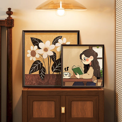 Decorative Framed Flower Art Homeandso
