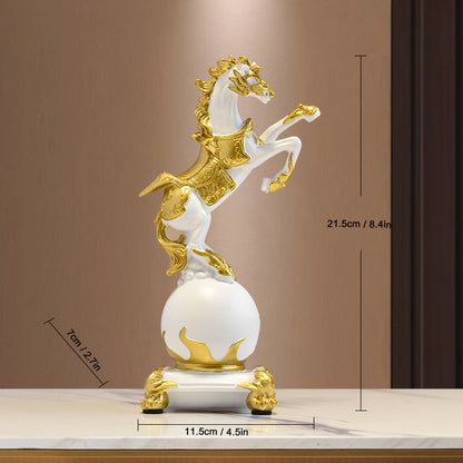 Decorative Equestrian Statue Homeandso