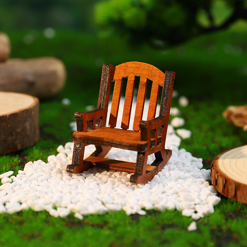 Miniature Decorative Wooden Bench Homeandso