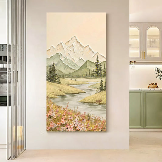 Textured Mountain Landscape Canvas Art Homeandso 1789034896
