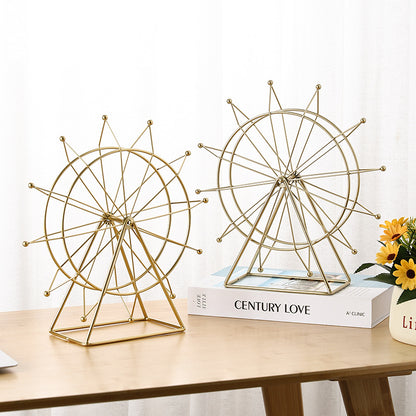 Decorative Metal Ferris Wheel Sculpture Homeandso