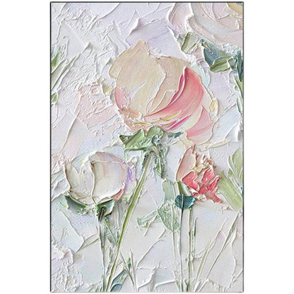 Textured Floral Relief Canvas Art Homeandso 1789035004