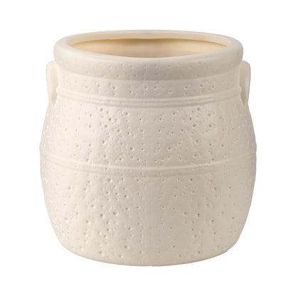Textured Ceramic Flower Planter Homeandso