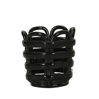 Decorative Ceramic Storage Basket Homeandso