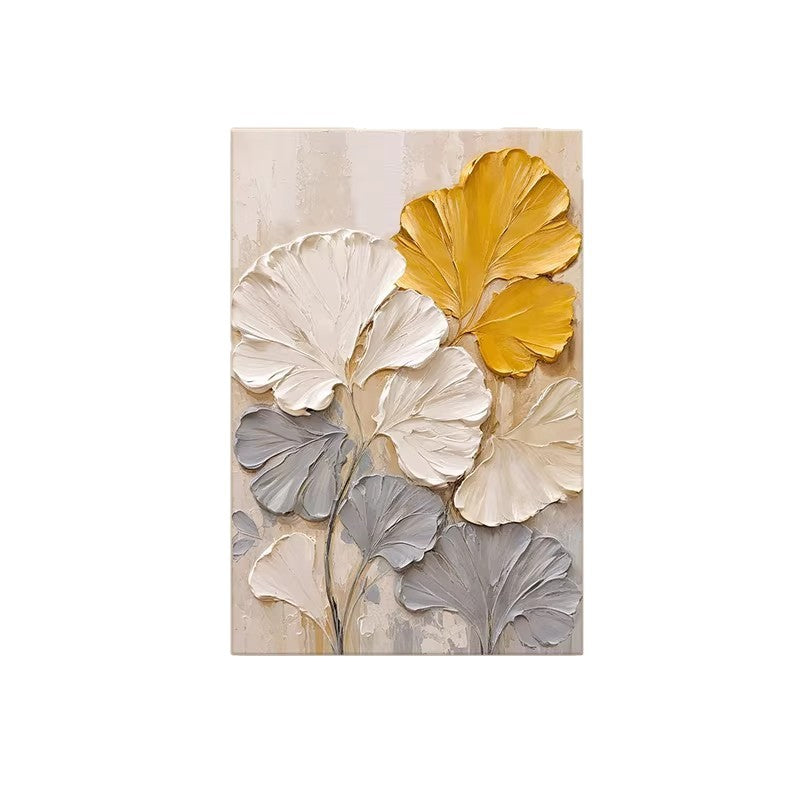 Textured Floral Relief Canvas Artwork Homeandso
