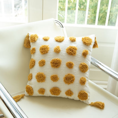 Textured Geometric Throw Pillow