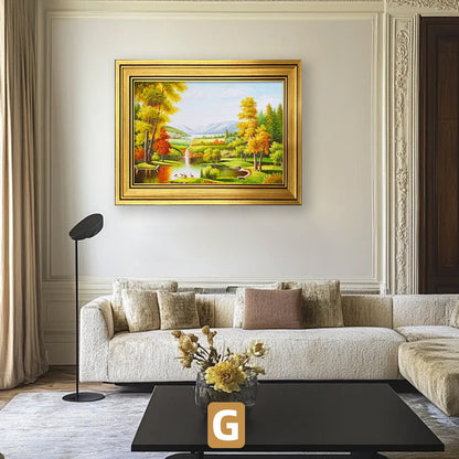 Decorative Framed Nature Landscape Artwork Homeandso