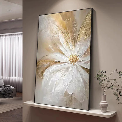 Abstract Floral Canvas Print Homeandso