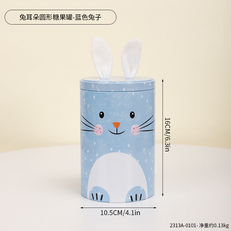Bunny-Shaped Decorative Storage Canister Homeandso