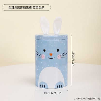 Bunny-Shaped Decorative Storage Canister Homeandso