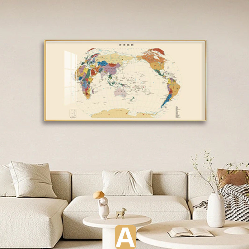 World Map Wall Art Homeandso