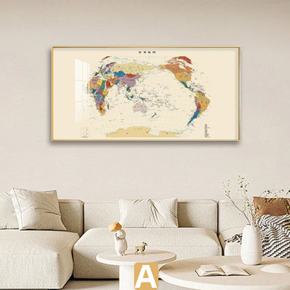 World Map Wall Art Homeandso