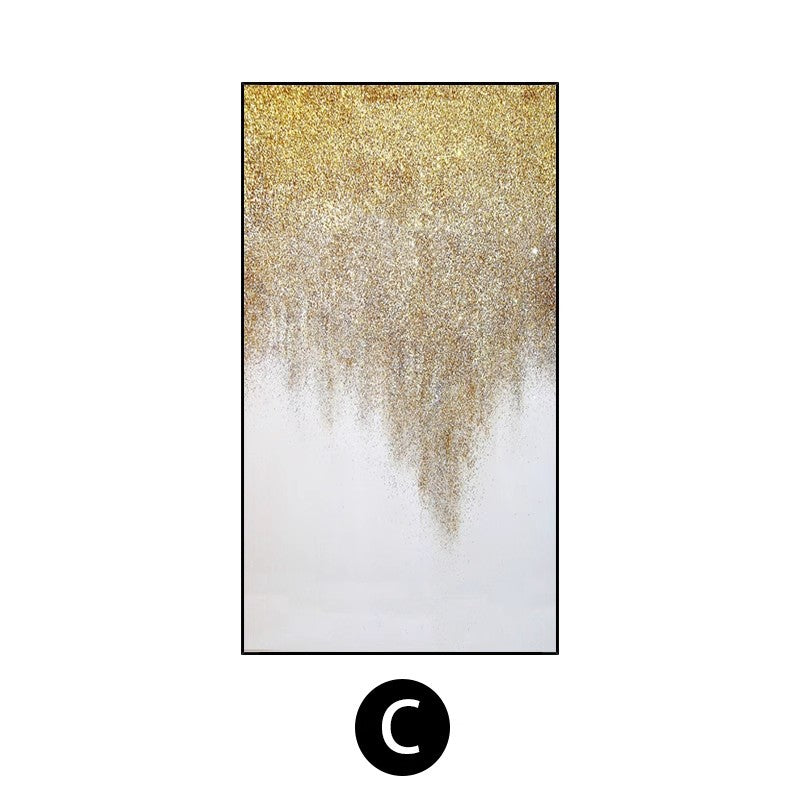 Gold Leaf Abstract Canvas Art Homeandso