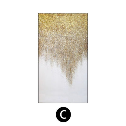 Gold Leaf Abstract Canvas Art Homeandso