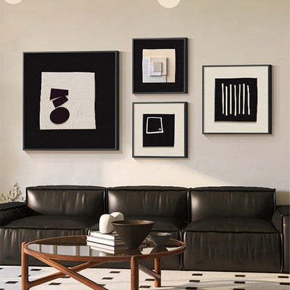 Abstract Art Gallery Framed Print Set Homeandso