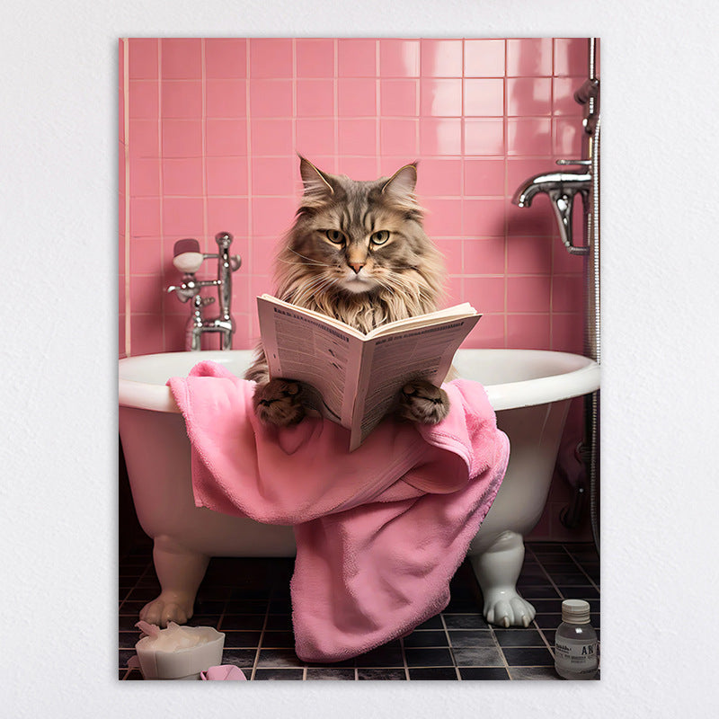 Humorous Animal-Themed Wall Art Print Homeandso
