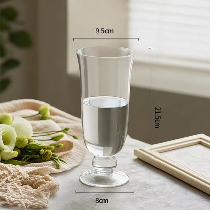 Elegante Glas Tischmitte