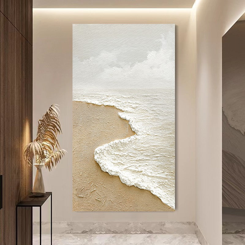 Textured Coastal Scene Wall Art Homeandso
