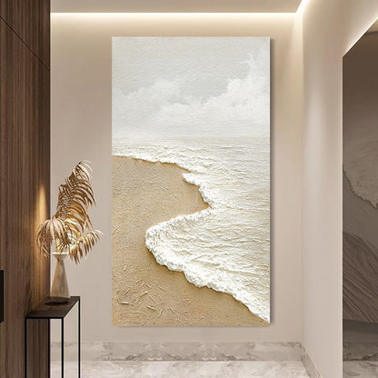 Textured Coastal Scene Wall Art Homeandso