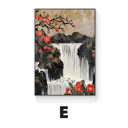 Asian-Inspired Decorative Framed Wall Art Homeandso