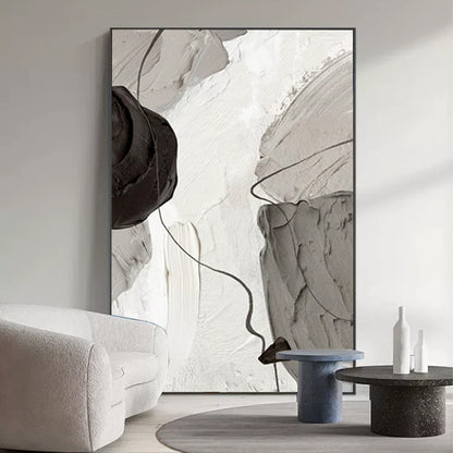 Abstract Minimalist Framed Canvas Art Homeandso