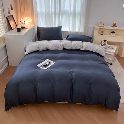 Lightweight Breathable Cotton Duvet Cover Set Homeandso