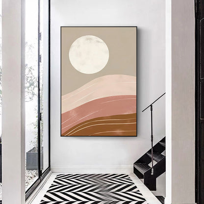 Abstract Desert Landscape Art Print Homeandso