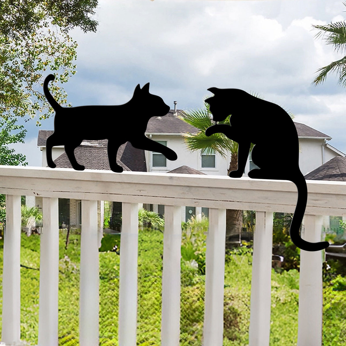 Cat Silhouette Decorative Wall Art Homeandso
