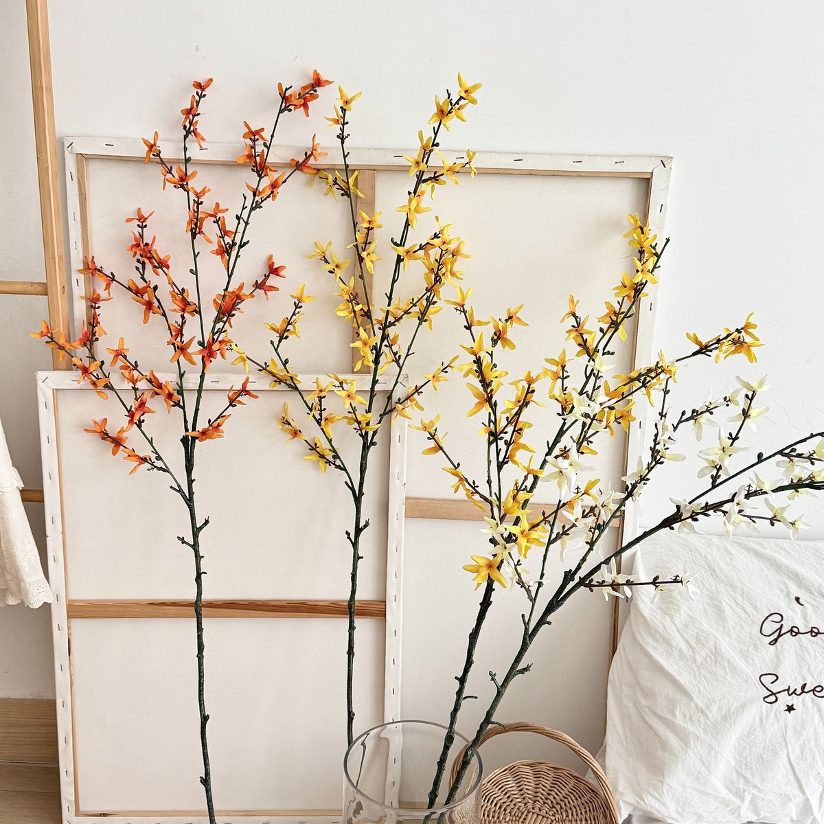 Decorative Forysthia Floral Stem