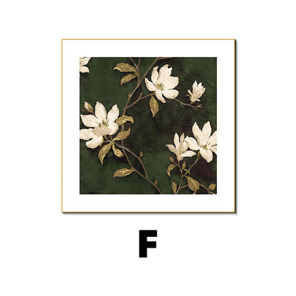 Framed Floral Botanical Print Artwork Homeandso