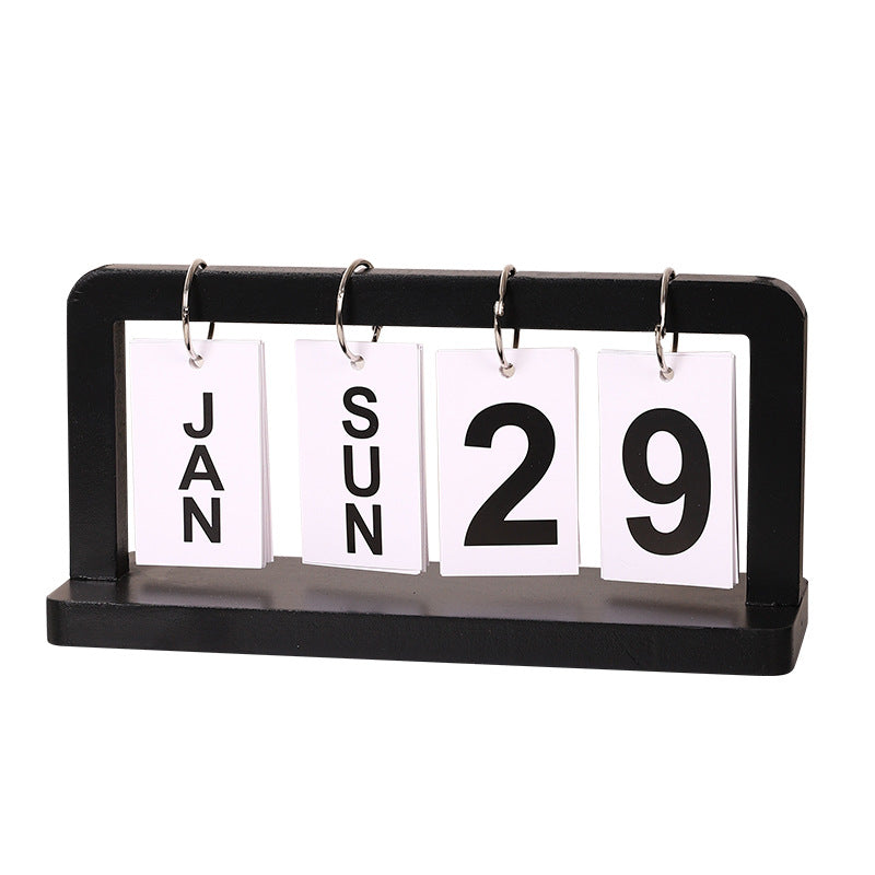 Wooden Desk Calendar Stand Homeandso
