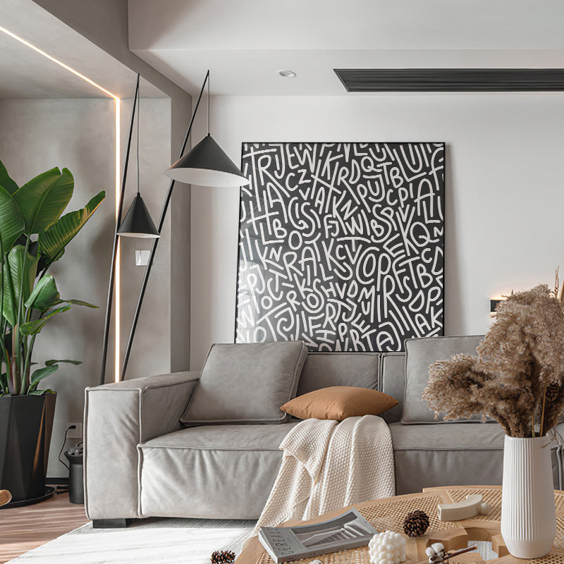 Abstract Typography Wall Art Homeandso