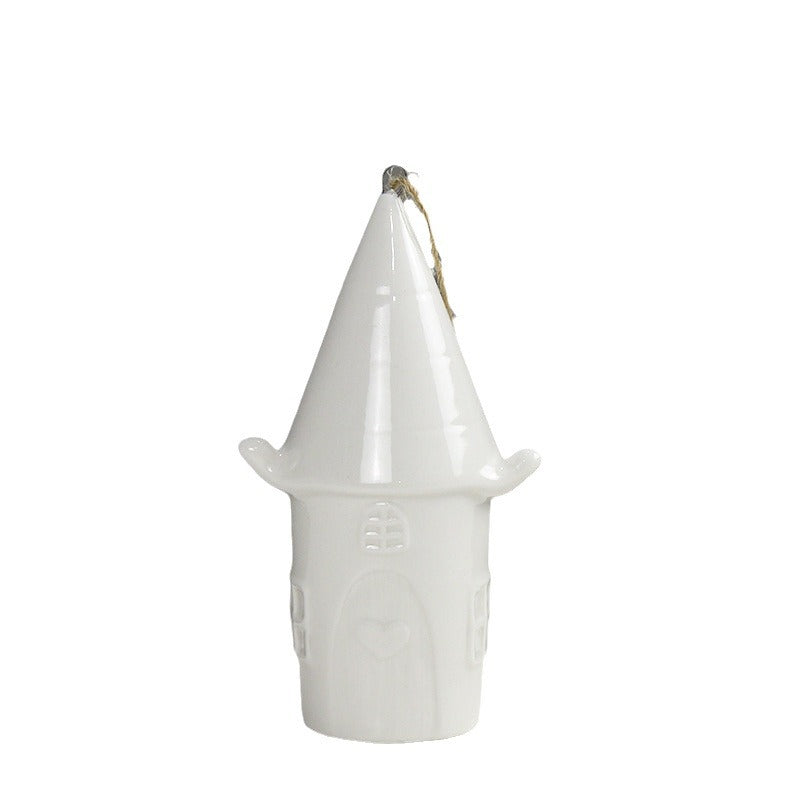 Home Decor Ceramic House Figurine Homeandso