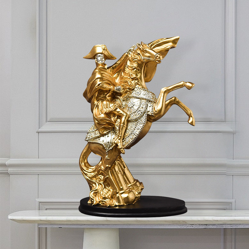 Decorative Equestrian Sculpture Homeandso