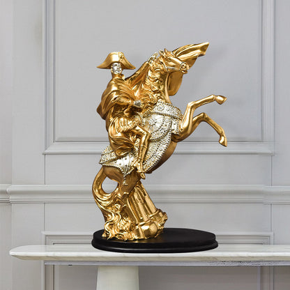 Decorative Equestrian Sculpture Homeandso