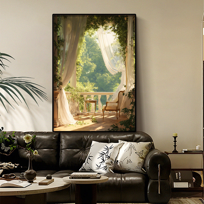 Art Print featuring Serene Garden View Homeandso