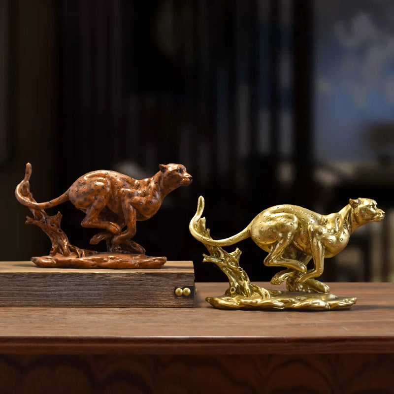 Decorative Cheetah Figurine Homeandso