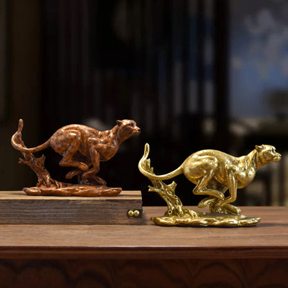Decorative Cheetah Figurine Homeandso