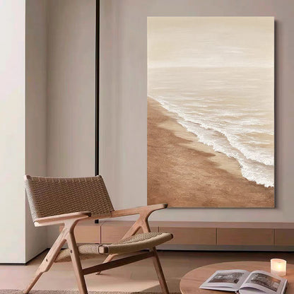 Coastal Serenity Beach Scene Art Homeandso
