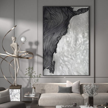 Abstract Textured Wall Art Print Homeandso