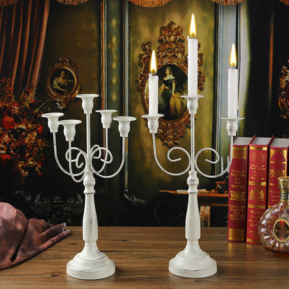 Elegant Metal Candelabra Homeandso
