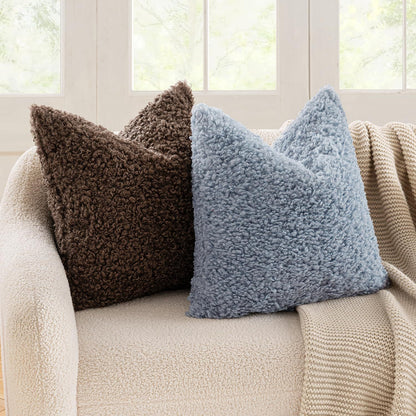Plush Textured Decorative Cushion