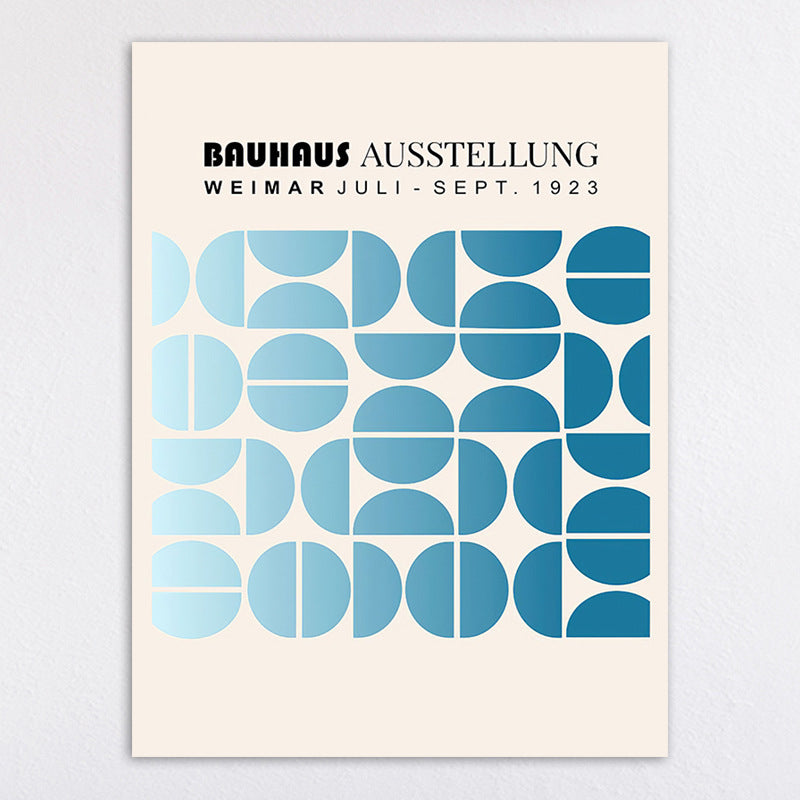 Bauhaus-Inspired Abstract Wall Art Print Homeandso