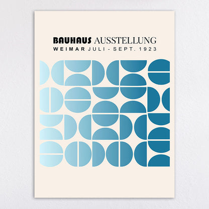 Bauhaus-Inspired Abstract Wall Art Print Homeandso