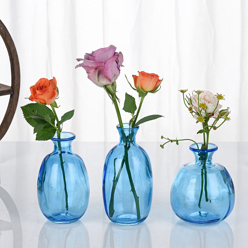 Artistic Glass Bud Vase Set