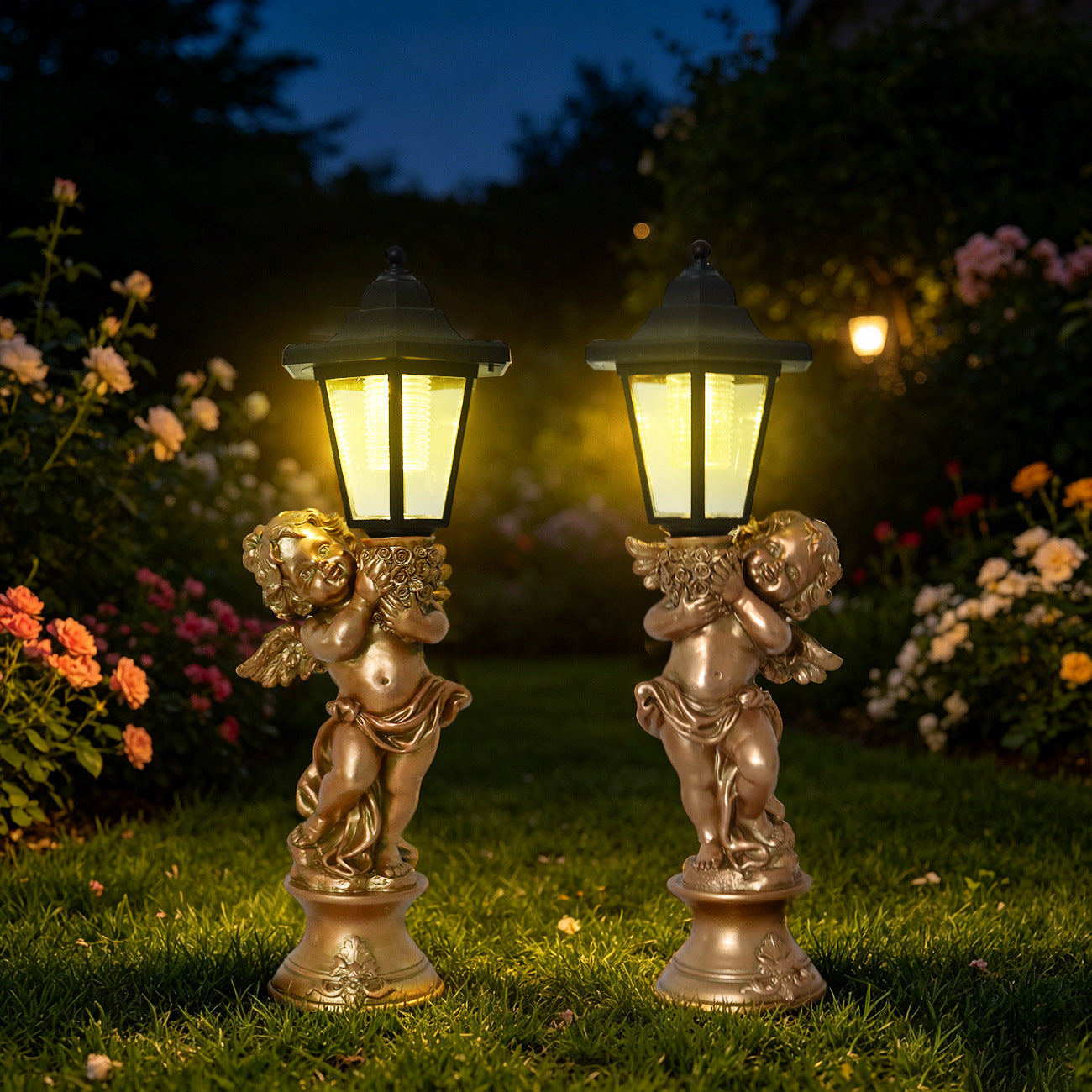 Decorative Solar Garden Lantern Homeandso