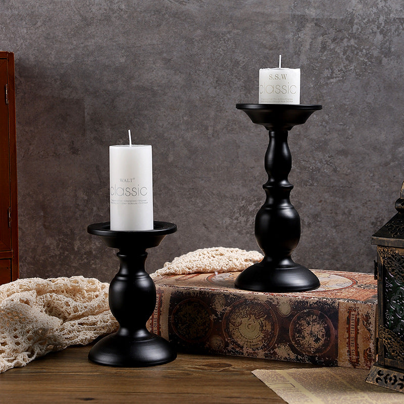 Vintage-Inspired Metal Candle Holder Homeandso