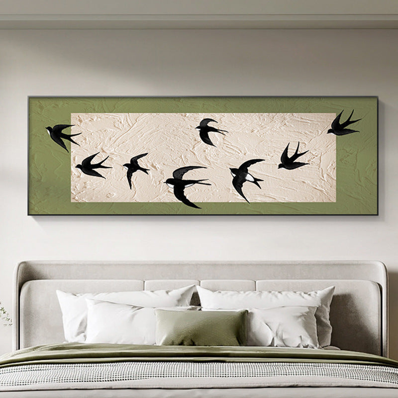 Artful Bird Silhouettes Framed Wall Decor Homeandso