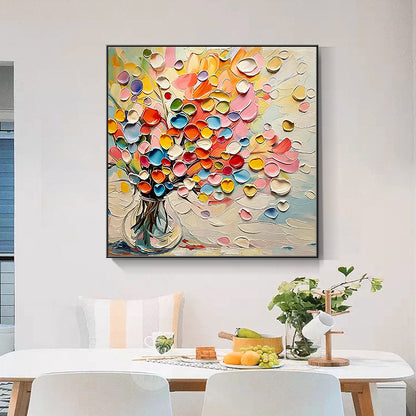 Impressionistic Floral Canvas Art Homeandso
